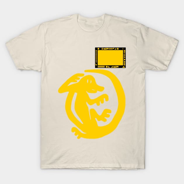 Orange Iguanas T-Shirt by pherpher